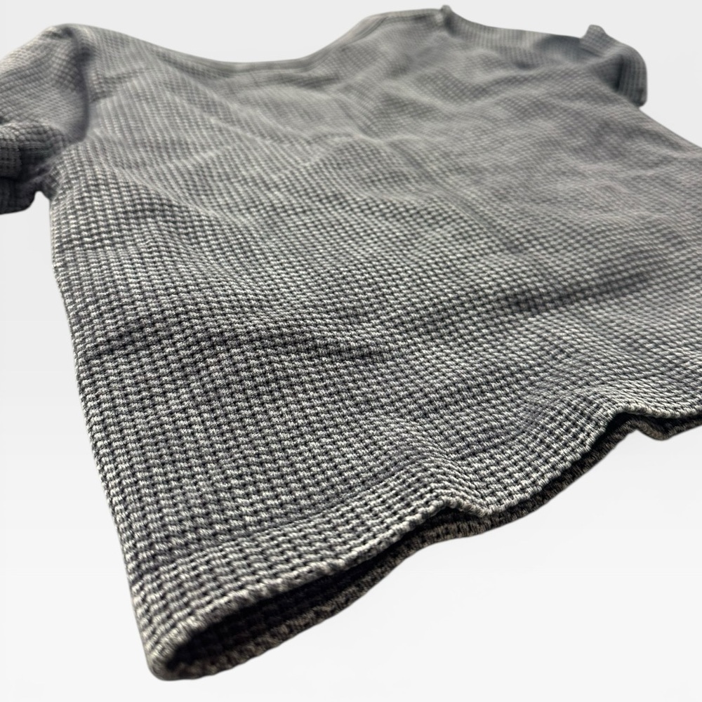 Altar’d State Gray Square Neck Waffle Women’s T-Shirt Size Medium - Picture 4 of 7